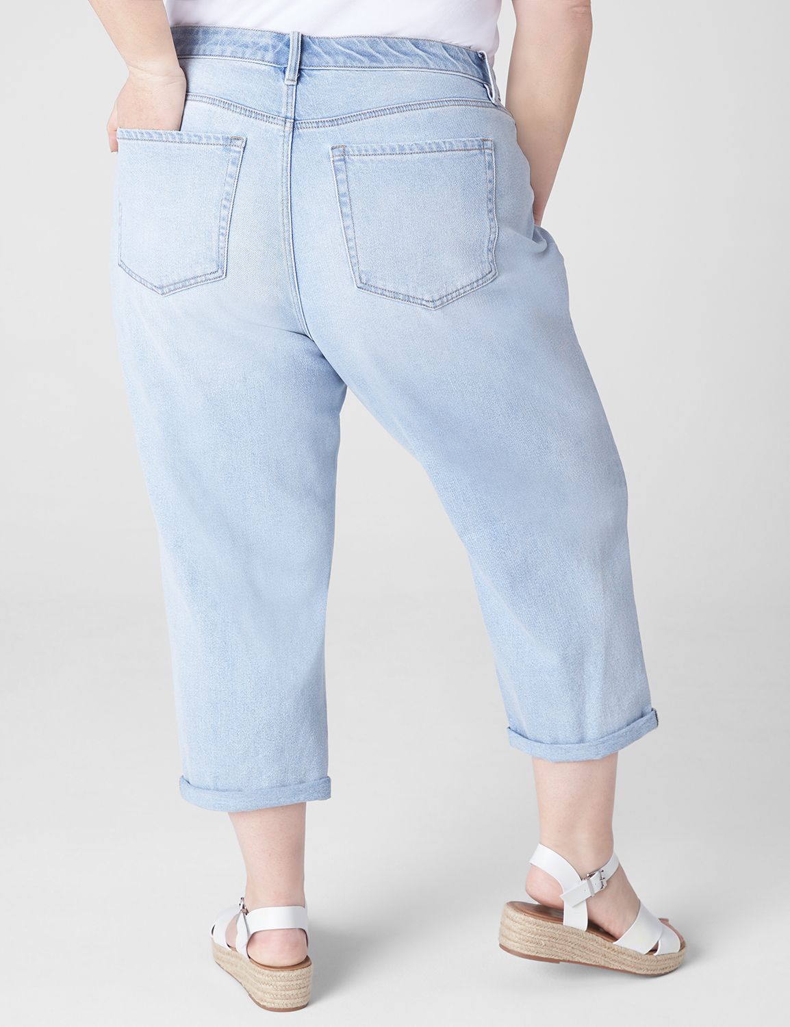 Lane bryant clearance denim capris