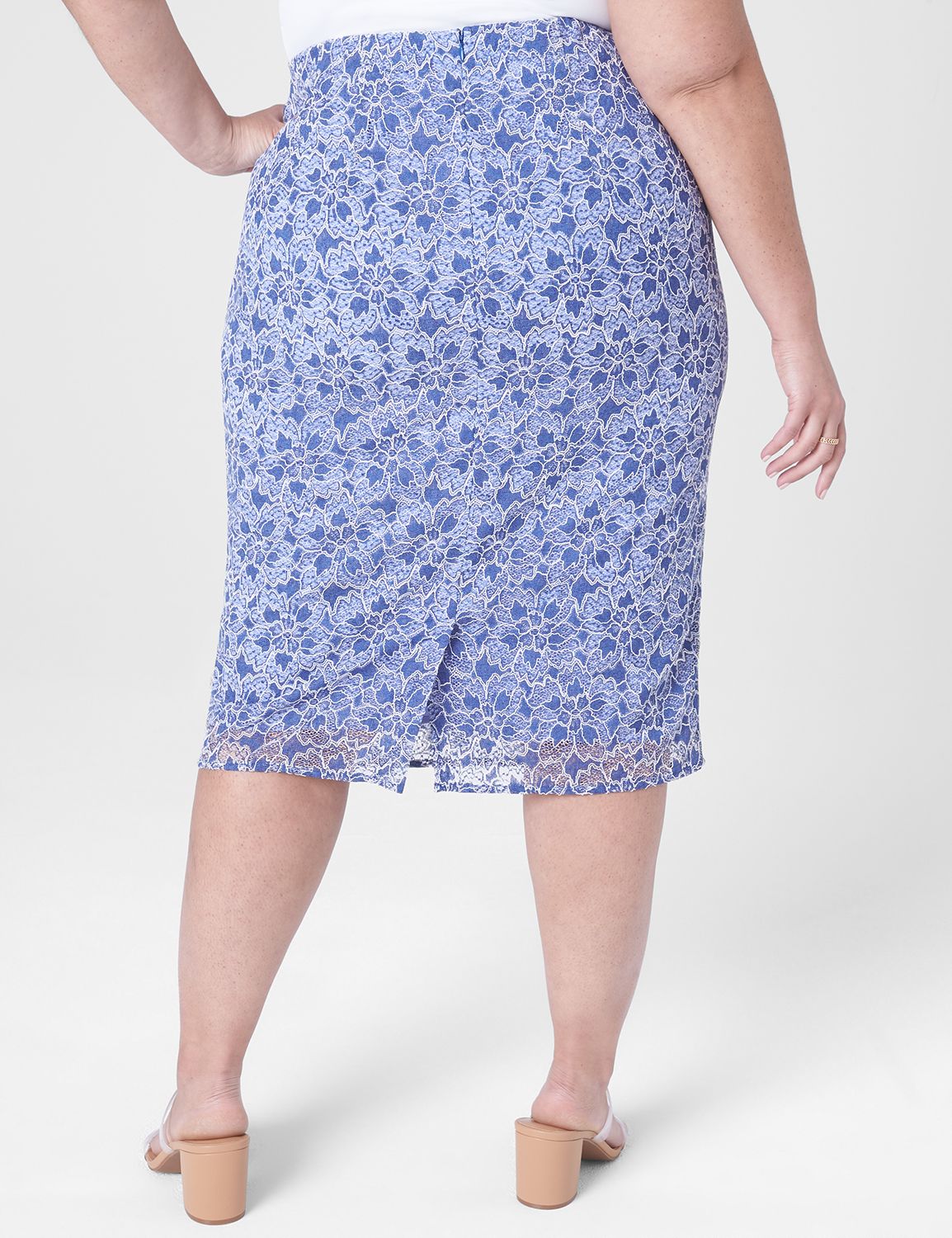 All over Lace Midi Pencil Skirt 113