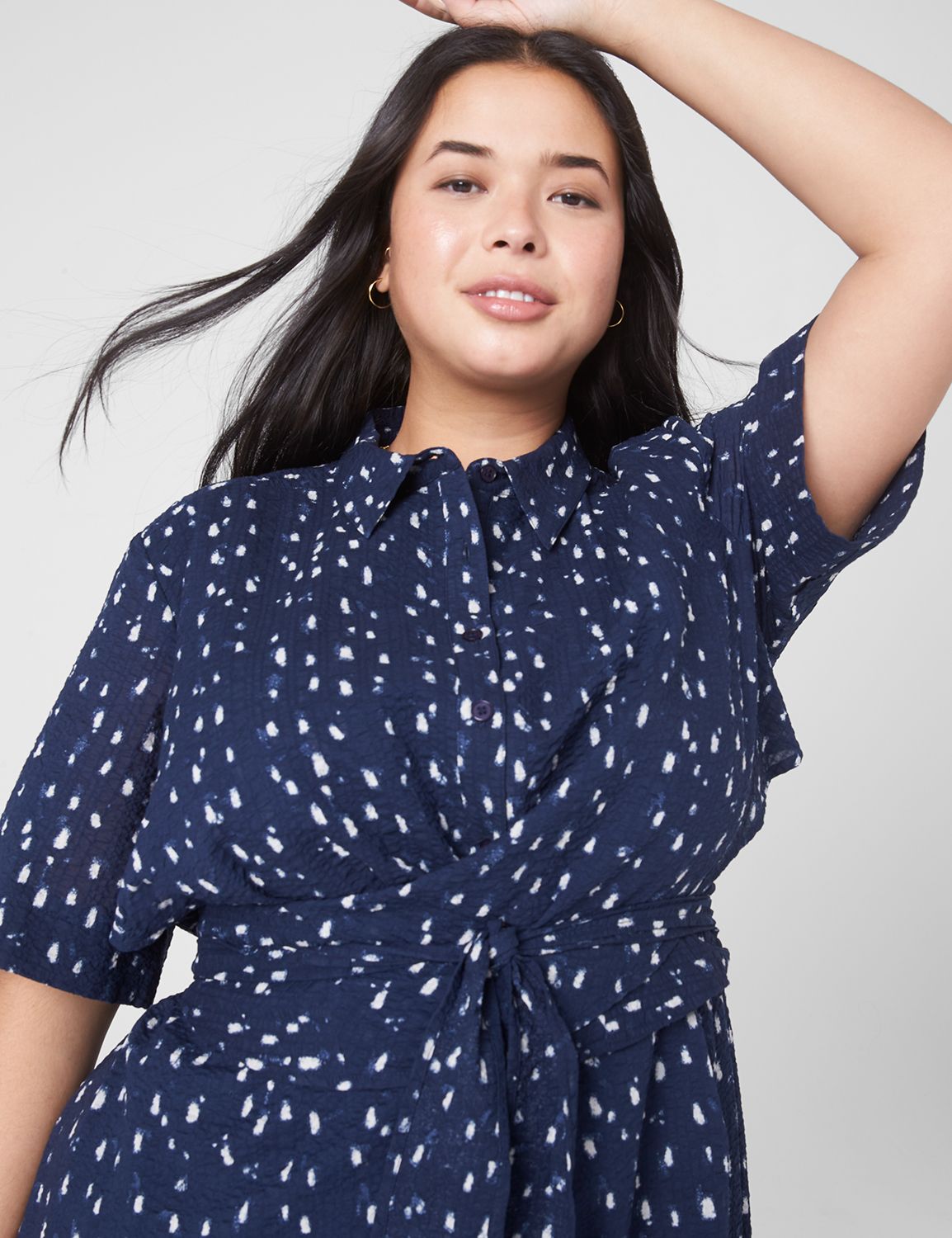 Shirtdress Wrap Bodice 1134712 LaneBryant