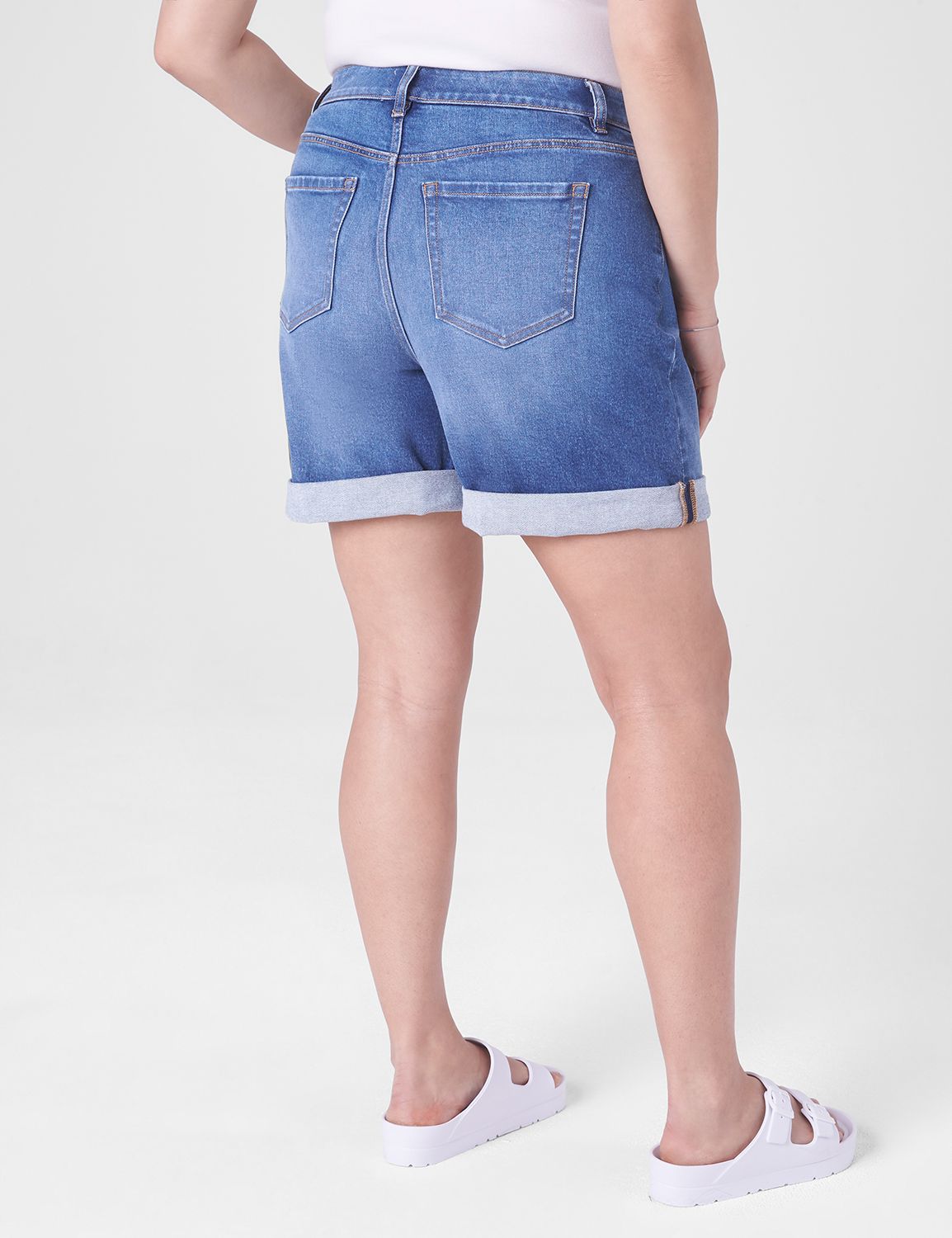 Lane bryant sale jean shorts