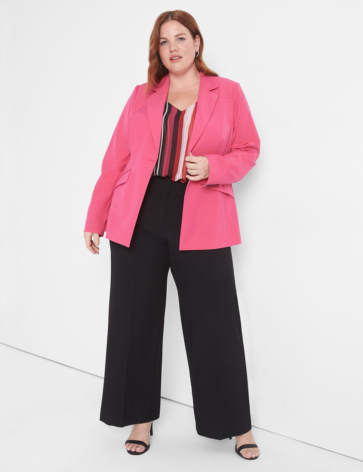 Lane bryant pink on sale blazer