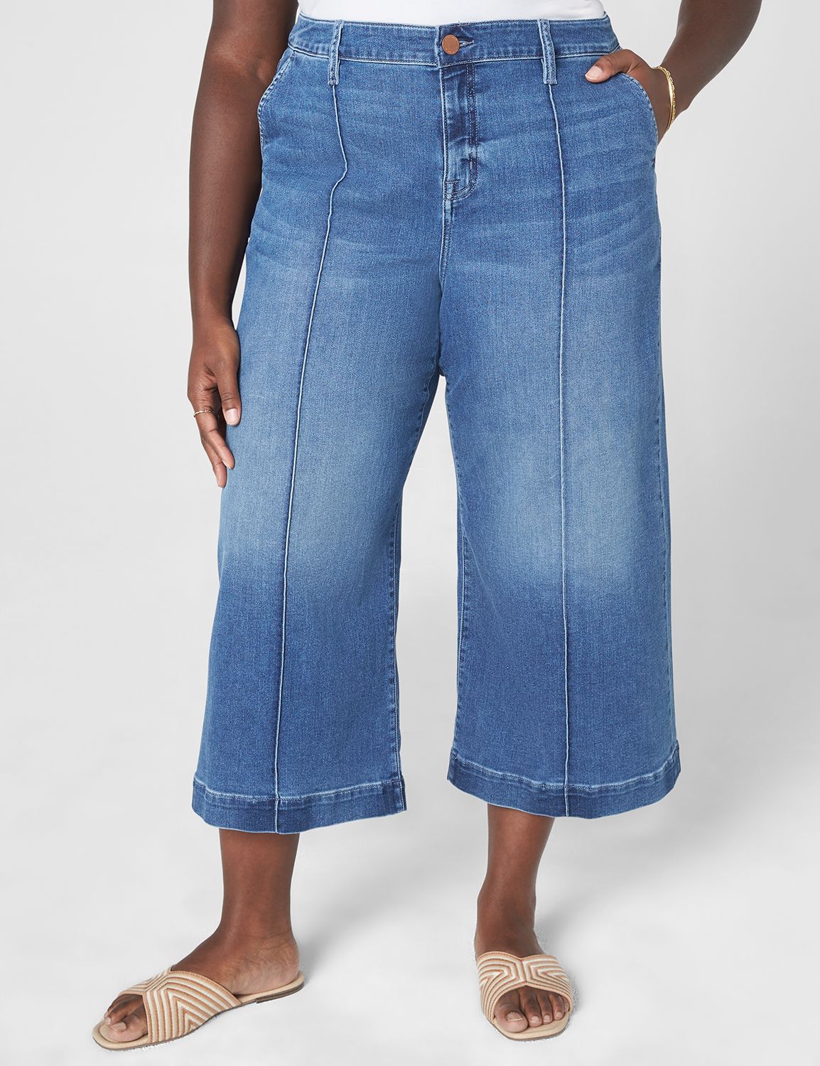 Lane bryant best sale jean capris