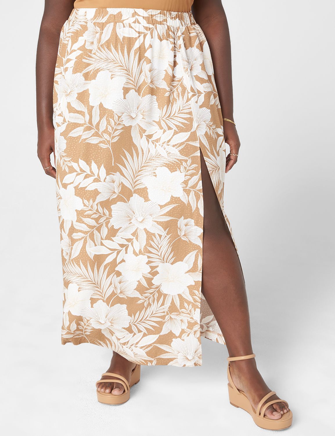 Maxi Skirt With Slit | LaneBryant