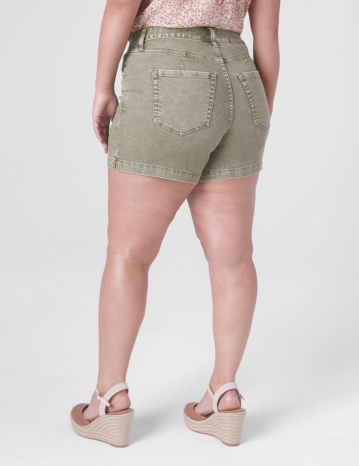 Lane bryant jean on sale shorts