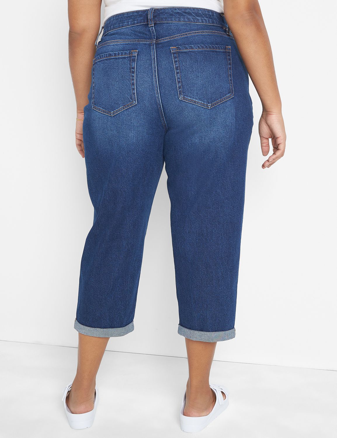 Lane Bryant, Jeans, Lane Bryant Flex Magic Waistband Signature Fit  Midrise Straight Crop Jeans