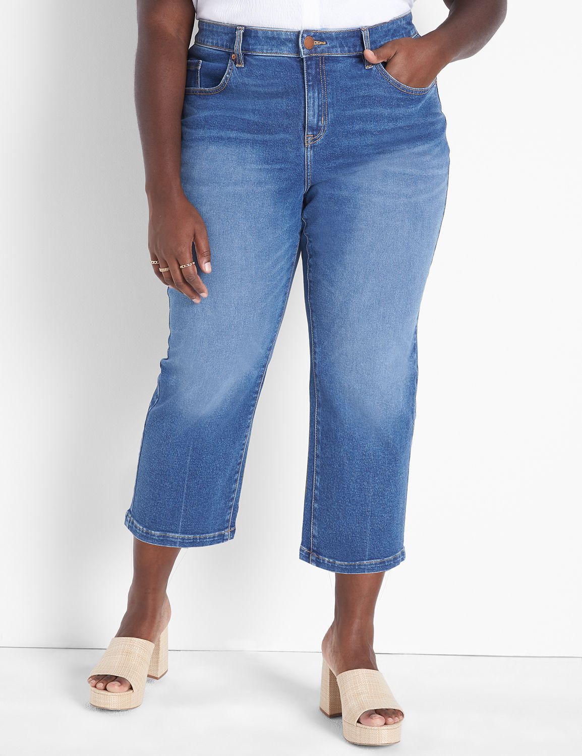 MID RISE STRAIGHT CROP-TUXEDO WASH Product Image 1