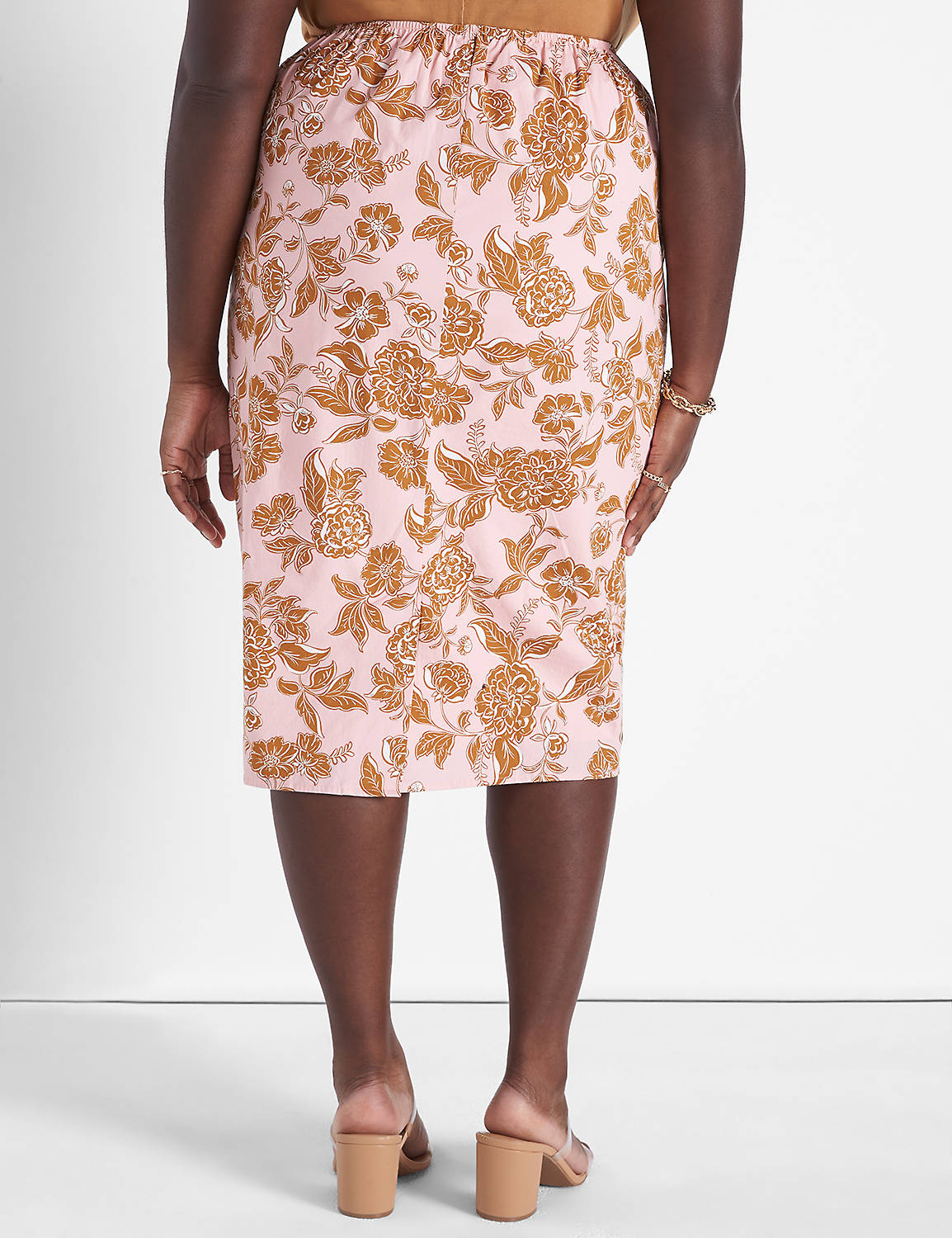 Floral Midi Skirt | LaneBryant