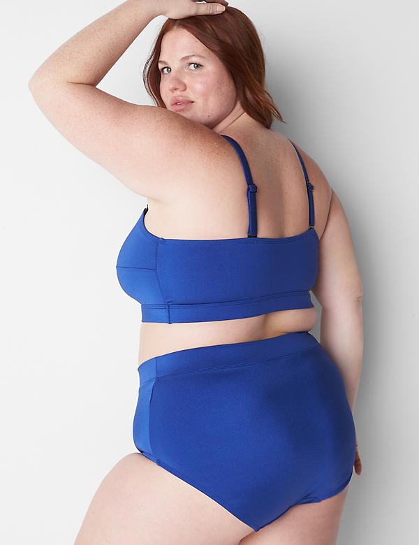 No-Wire Asymmetric Swim Bikini Top