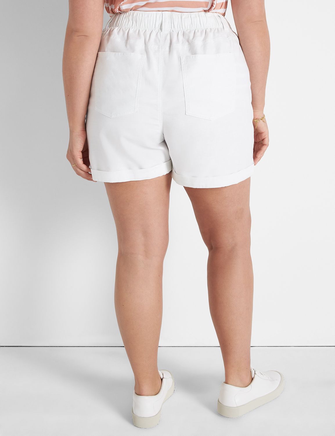 Lane bryant white store shorts