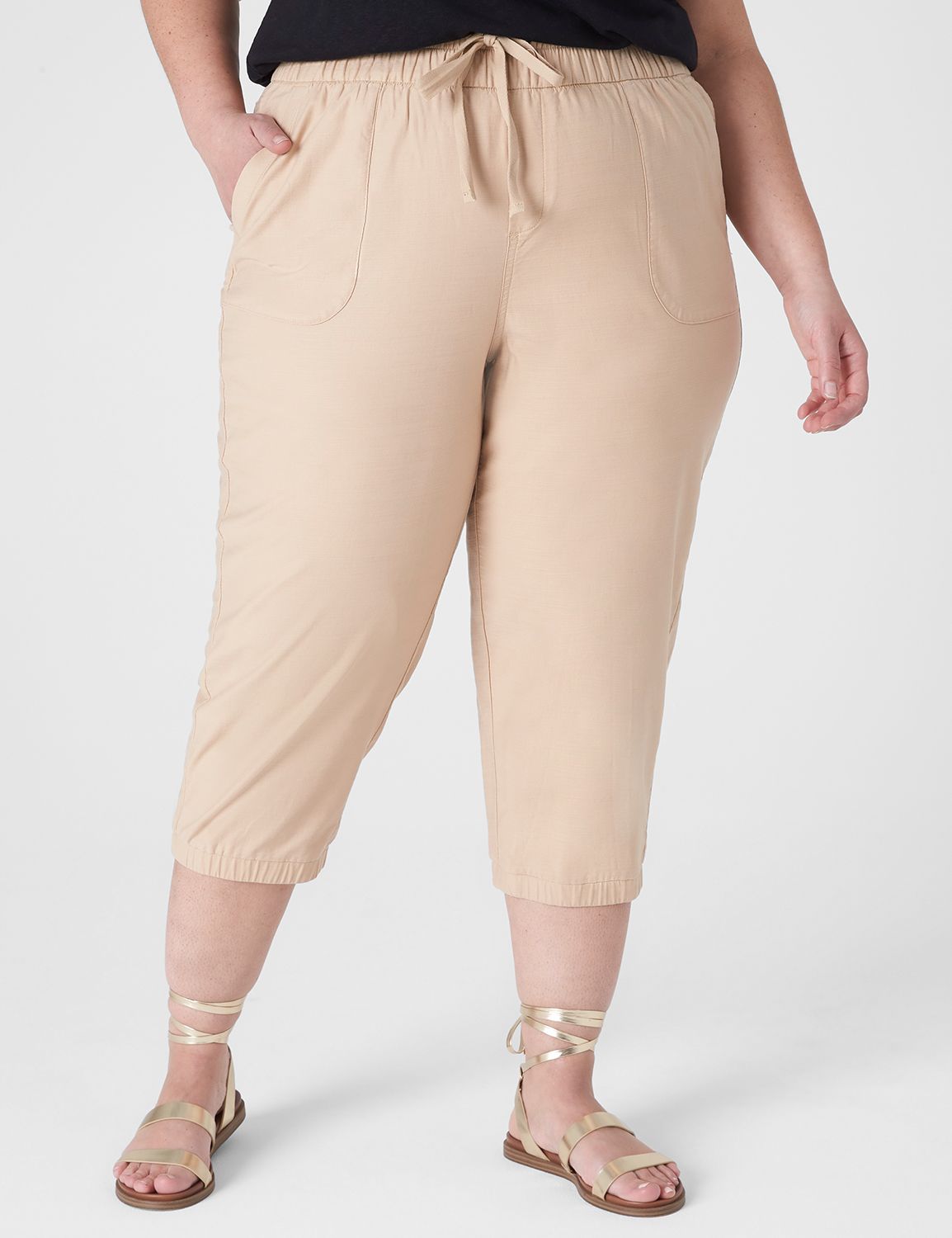 Lane bryant cropped store pants