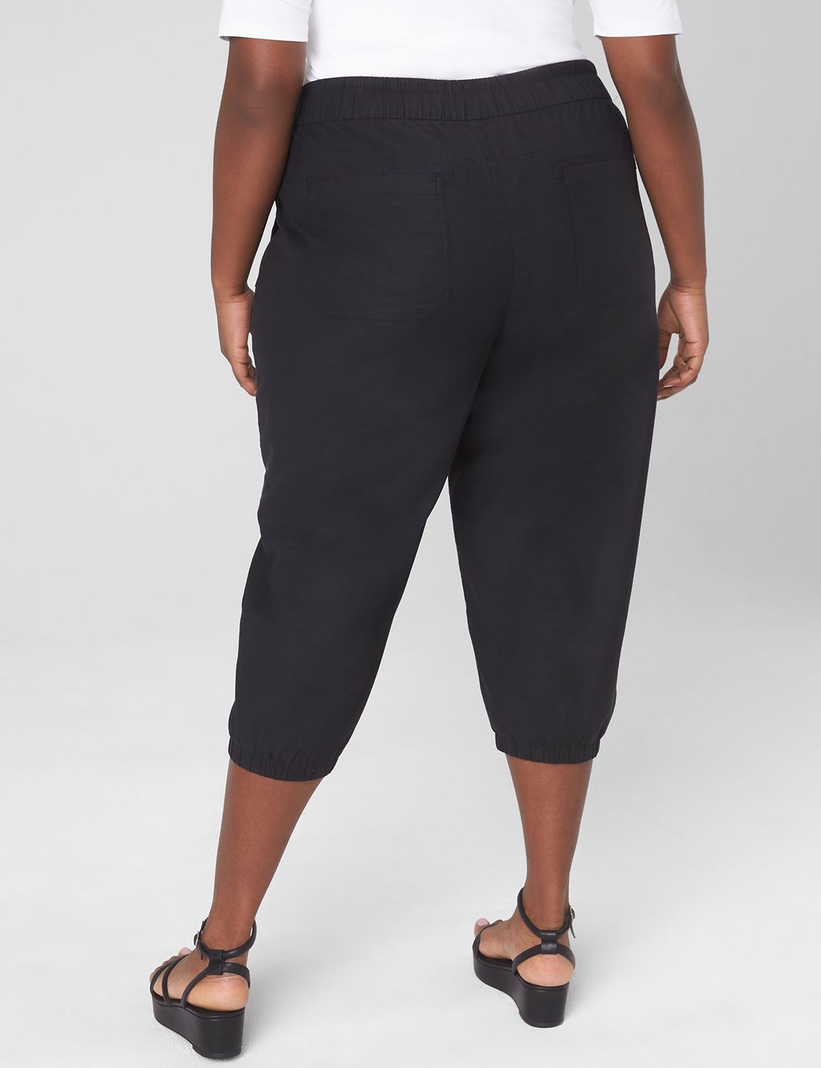 Casual Pullon Crop w/ Soft Elastic Product Image 3