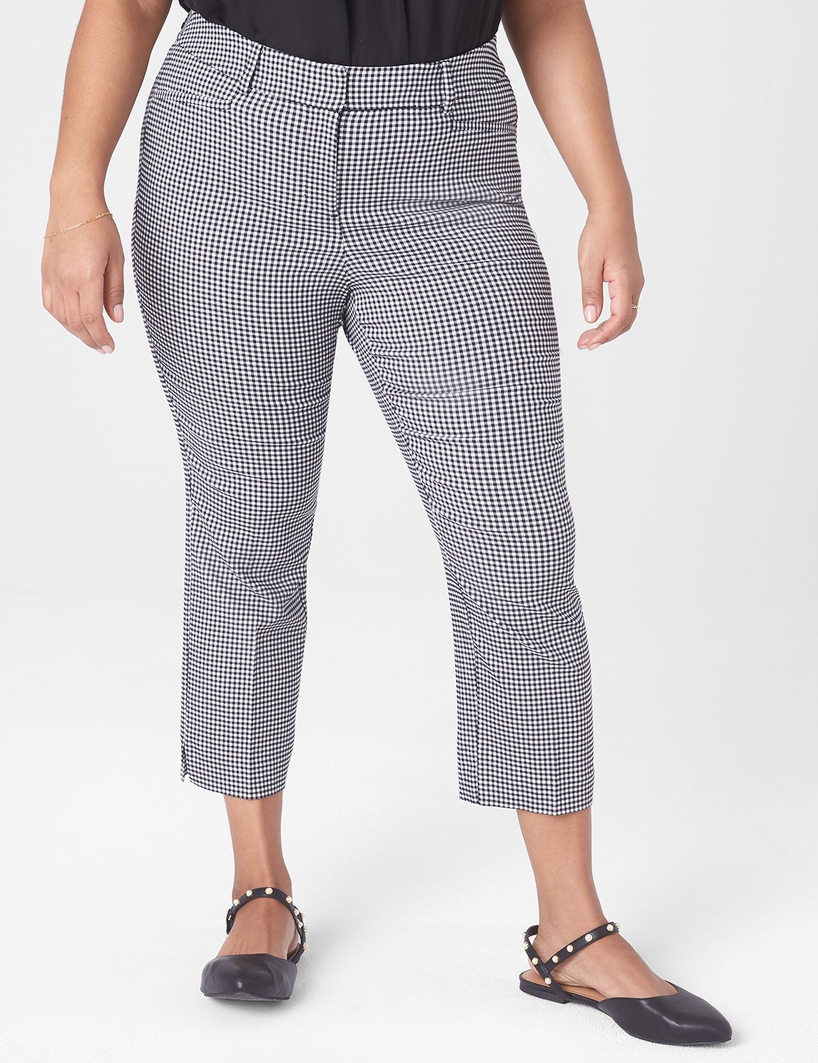 Lane bryant sales crop pants