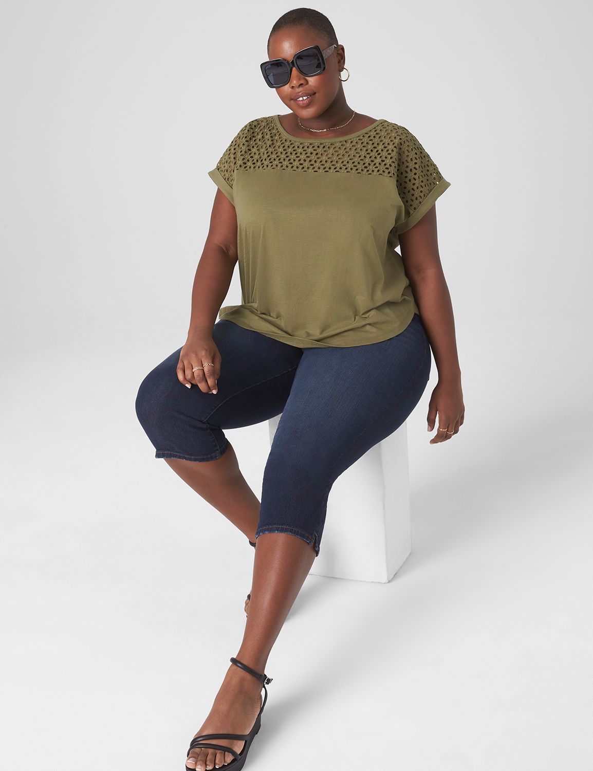 Classic Cap Sleeve Dolman Boat Neck Product Image 1