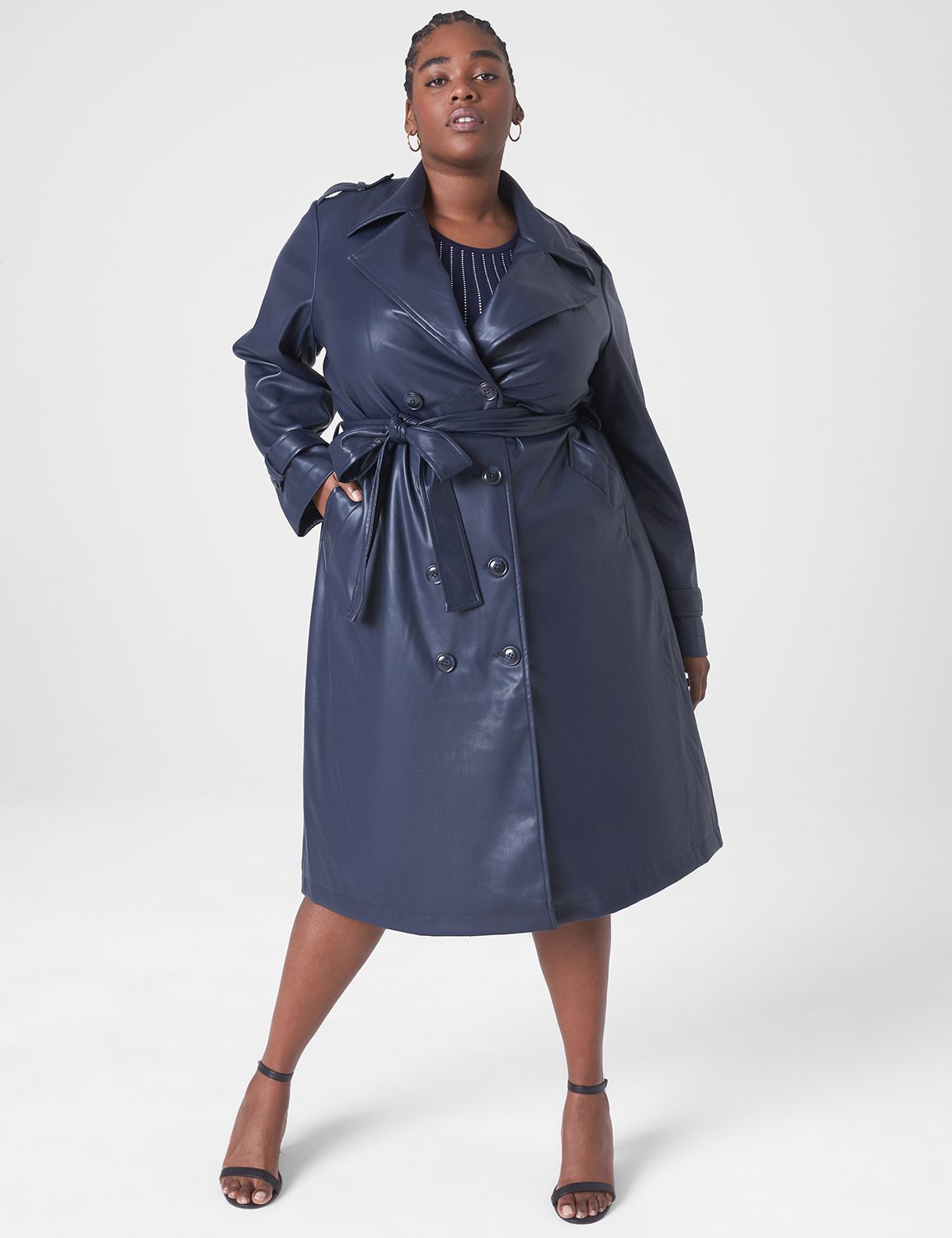 Lane bryant sale leather coats