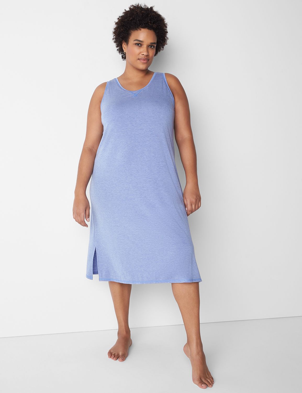 knee length dresses for ladies Marcella | Sonnet Dress Anthracite in Black | Women's Size Small | Midweight French Terry main image 1