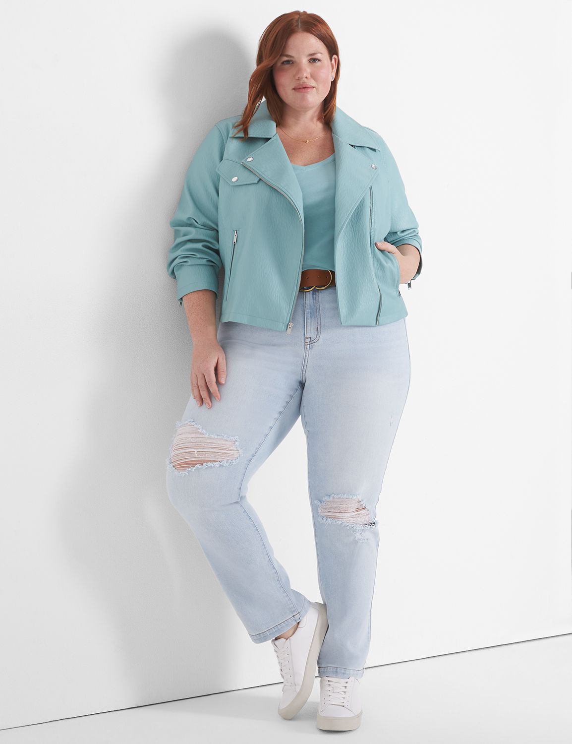 Lane bryant moto jacket sale