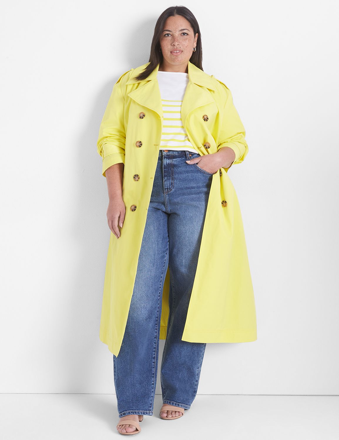 Lane bryant cheap trench coat