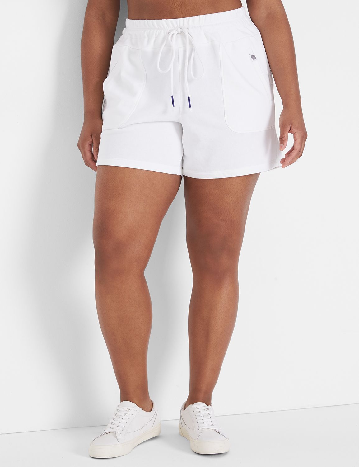 Lane bryant white store shorts