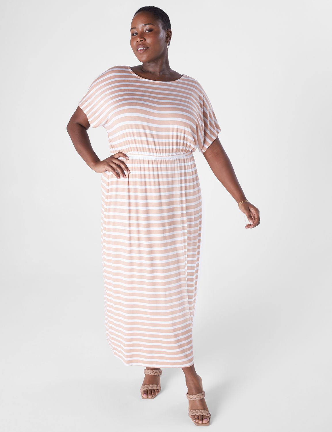 Dolman sleeve maxi dress hotsell