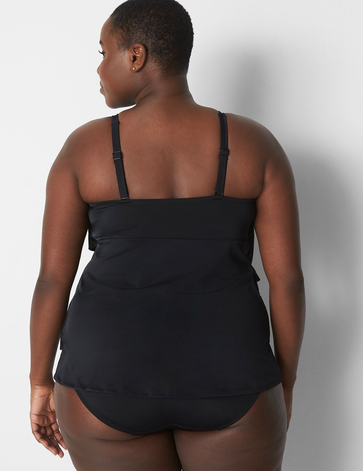 No-Wire 3-Tier Swim Tankini