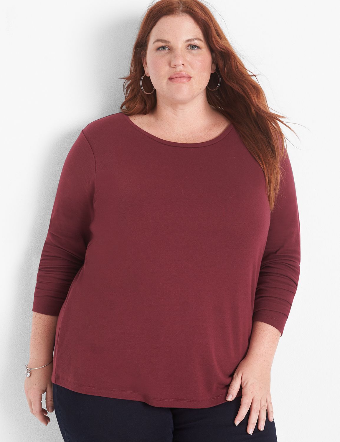 Crew Neck Printed Long Sleeve T-Shirts main image 0