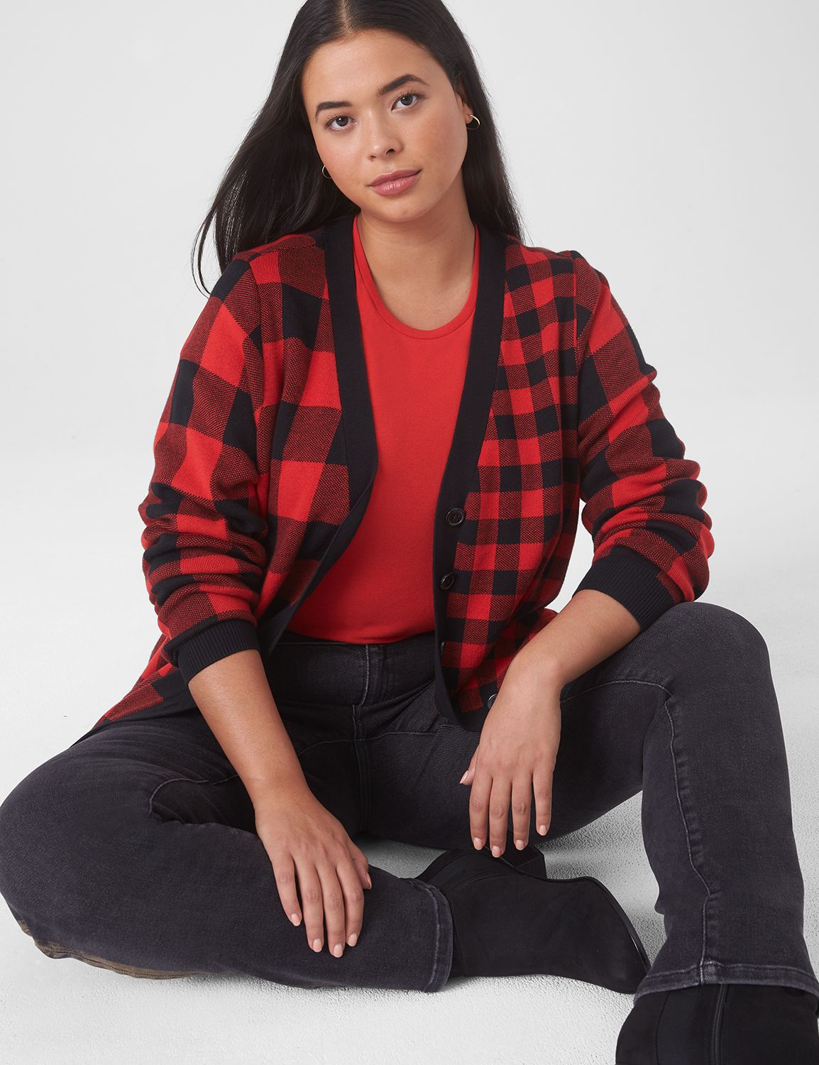 Classic Long Sleeve Crew Neck 1x1 R Product Image 1