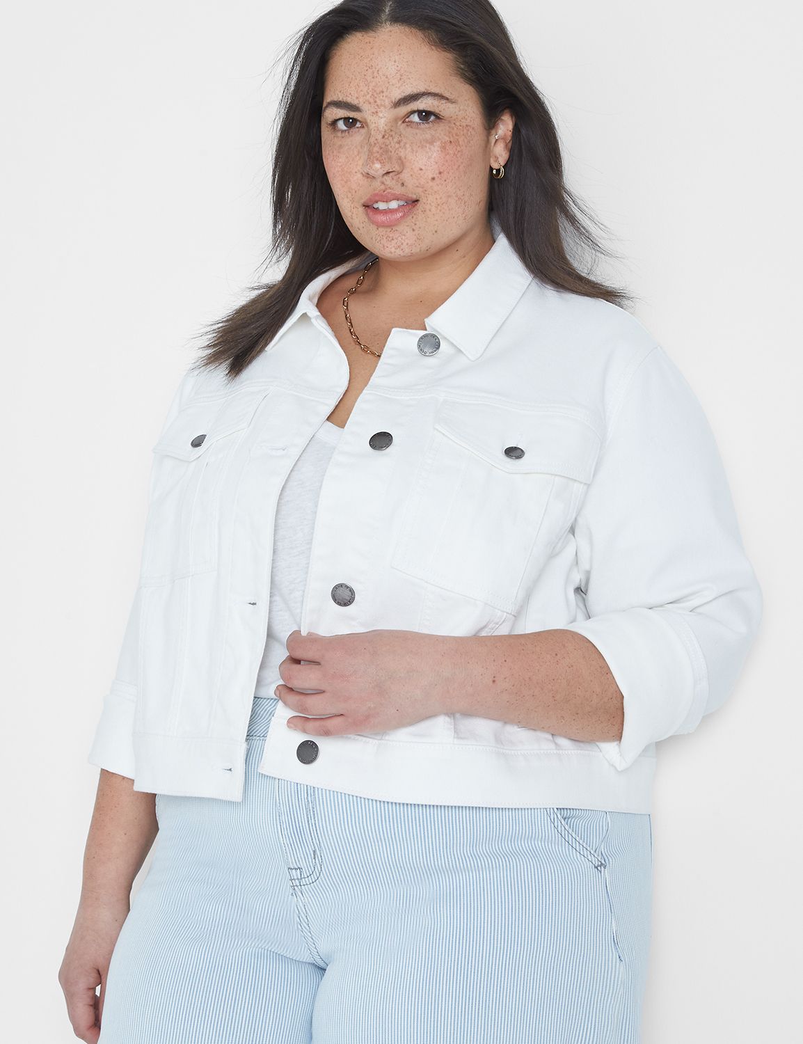 Lane bryant outlet denim jacket