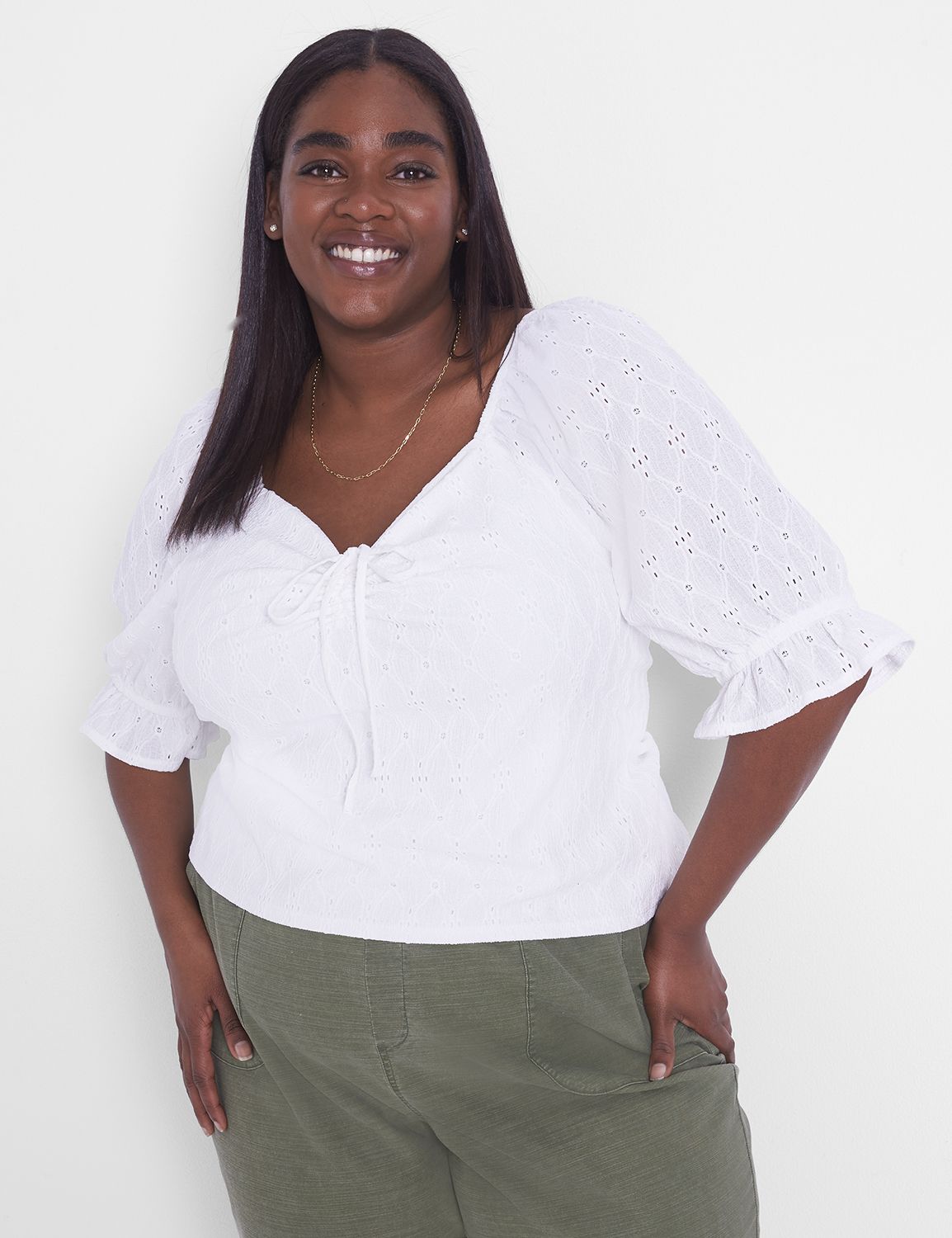 Classic Elbow Length Sleeve Sweethe LaneBryant