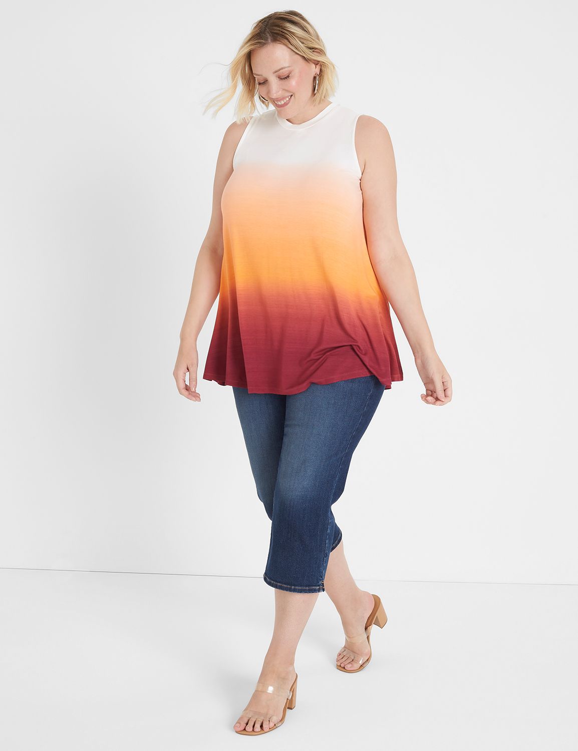 Sleeveless High Neck Extreme Swing Product Image 3