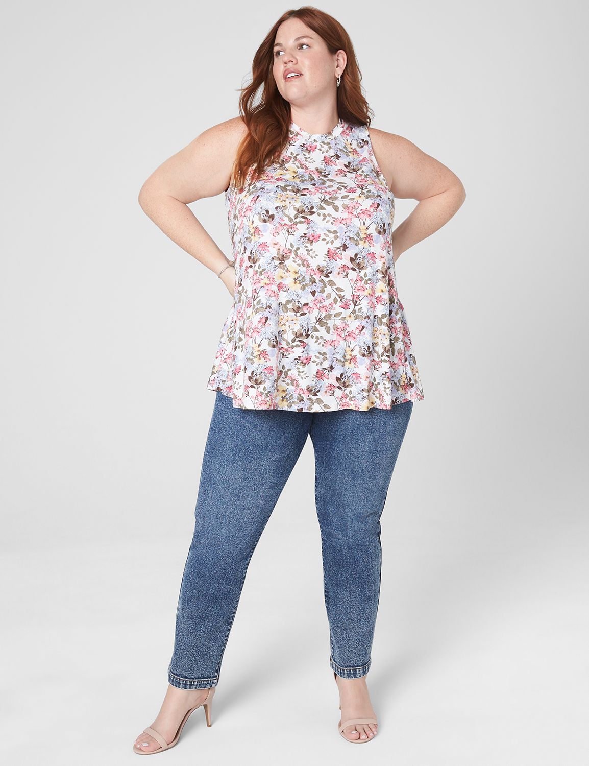 Sleeveless High Neck Extreme Swing Product Image 3