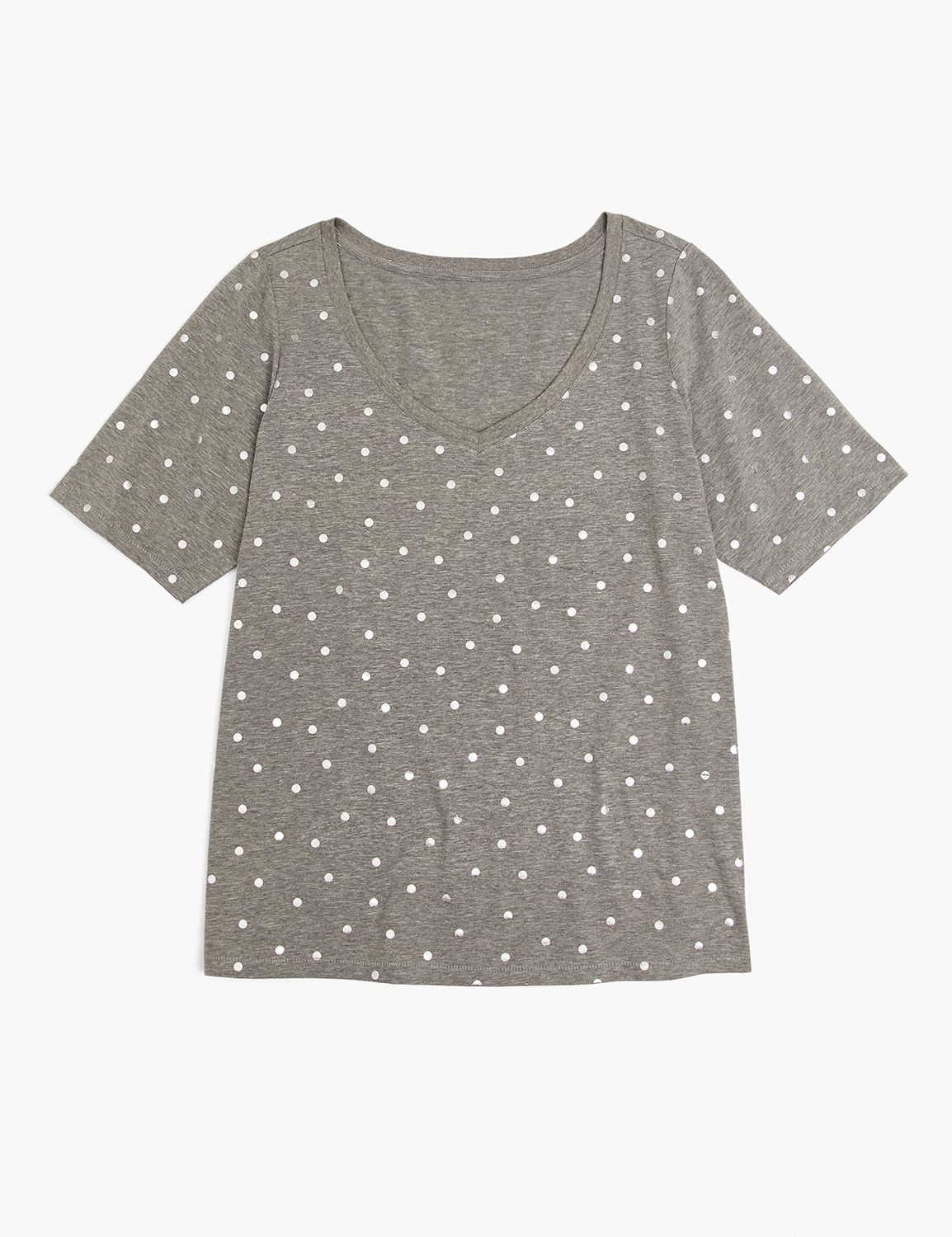 Classic Perfect Sleeve Vneck Tee Gr | LaneBryant