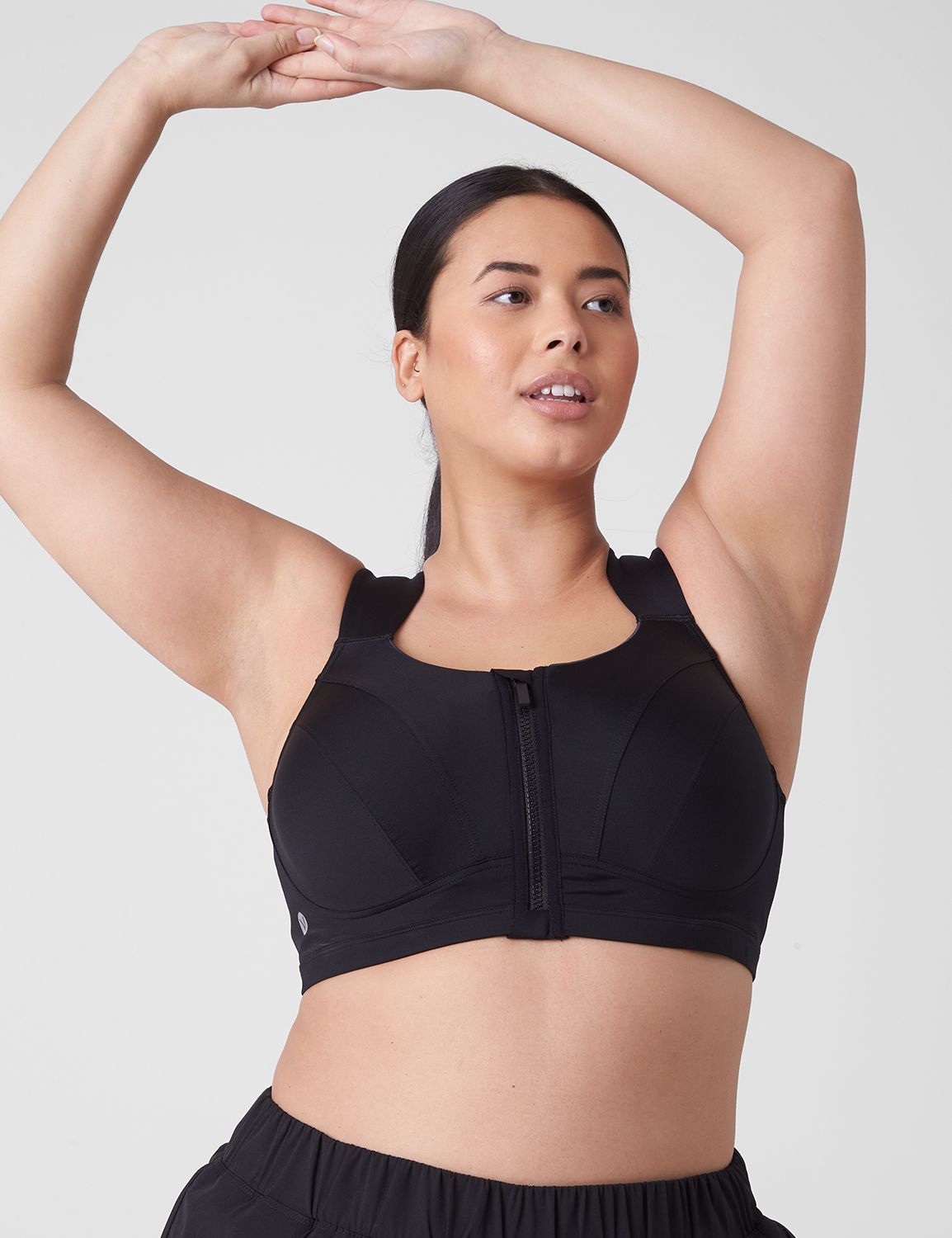 LIVI Max Support Comfort Zip-Front Sports Bra