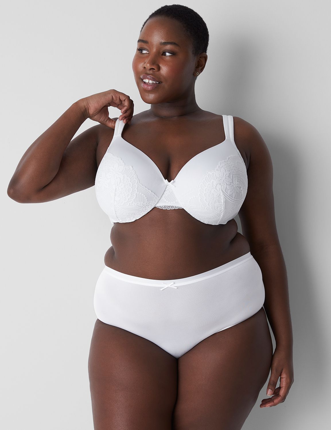 No Show Full Brief Tropical Lace Ba Product Image 1