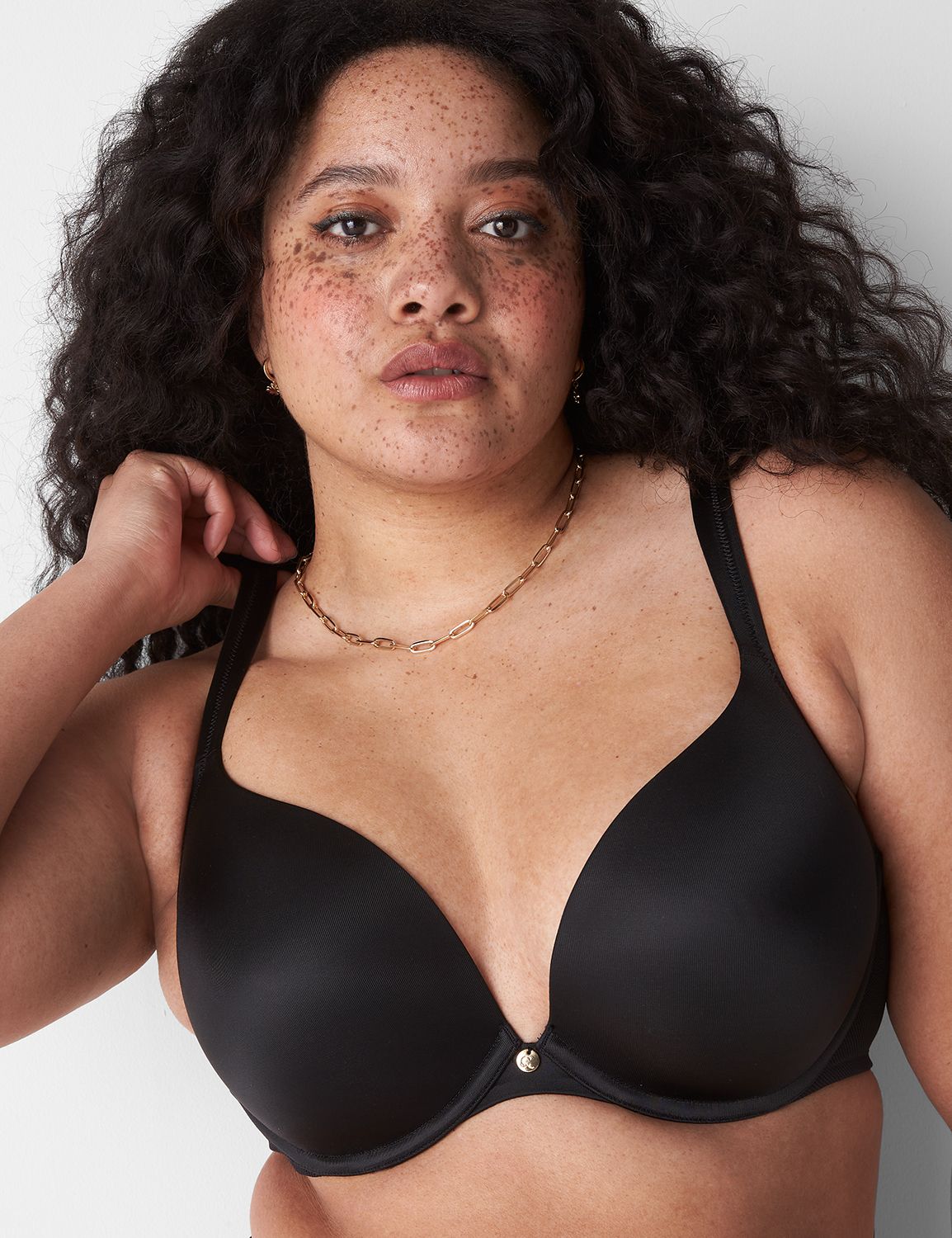 So Light Micro Sateen Plung LaneBryant