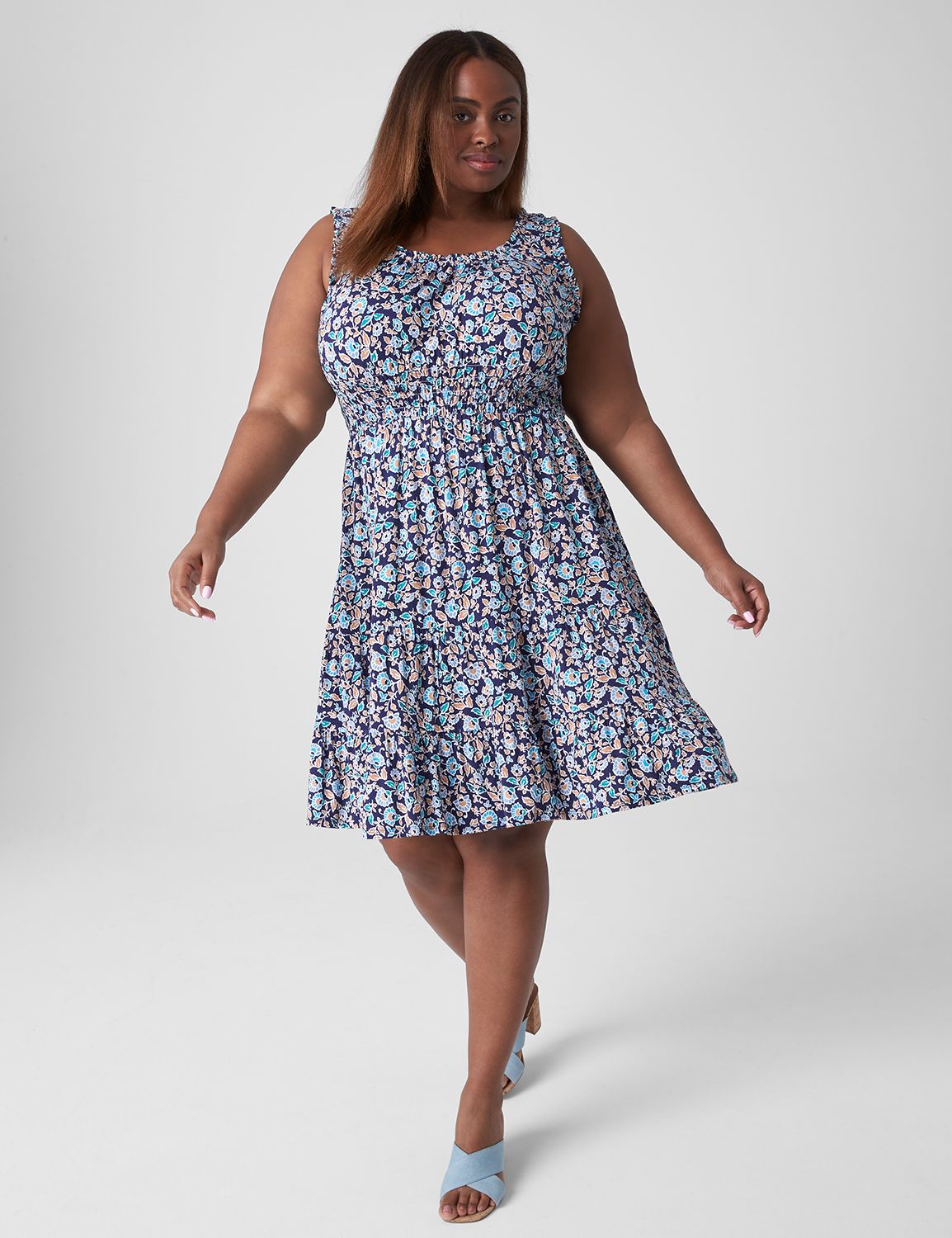 Lane bryant shop ruffle dress