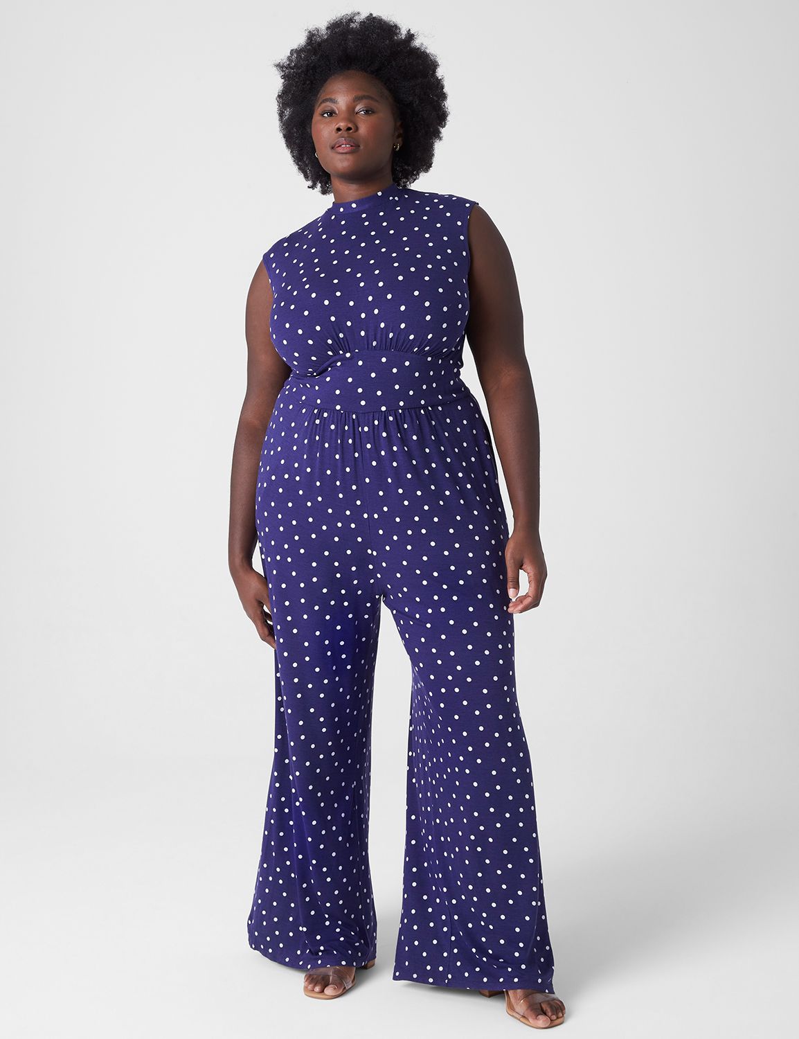 Low Tie Back Wide Leg Jumpsuit