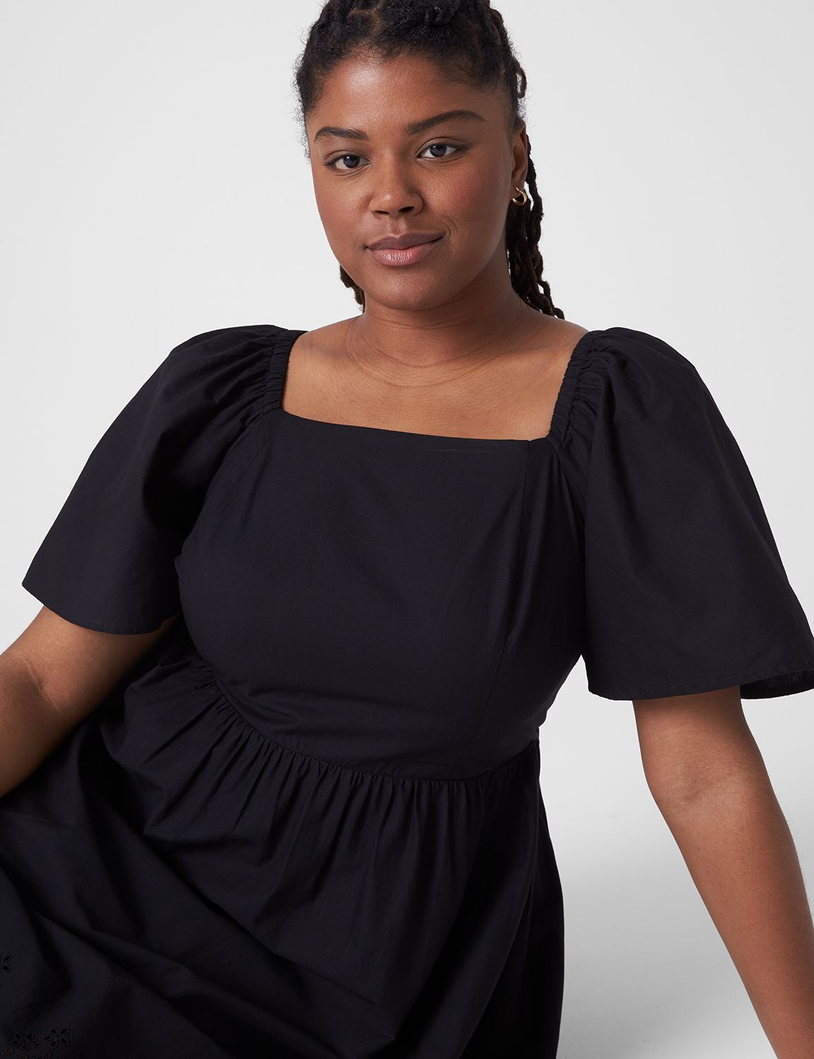 Perfect Flutter Sleeve Square Neck Product Image 3