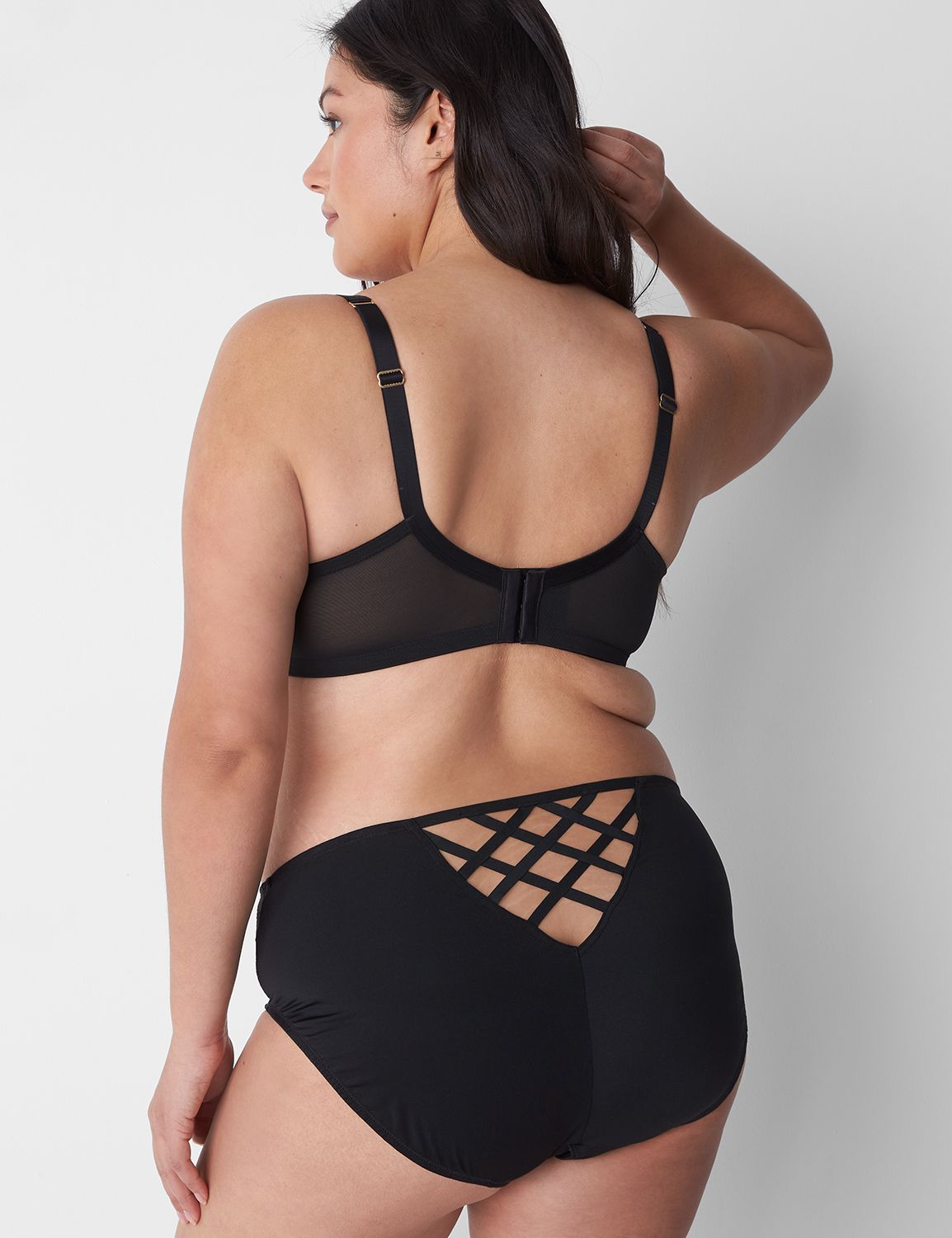 Scallop Lace Split Gusset Hipster 1 Product Image 2