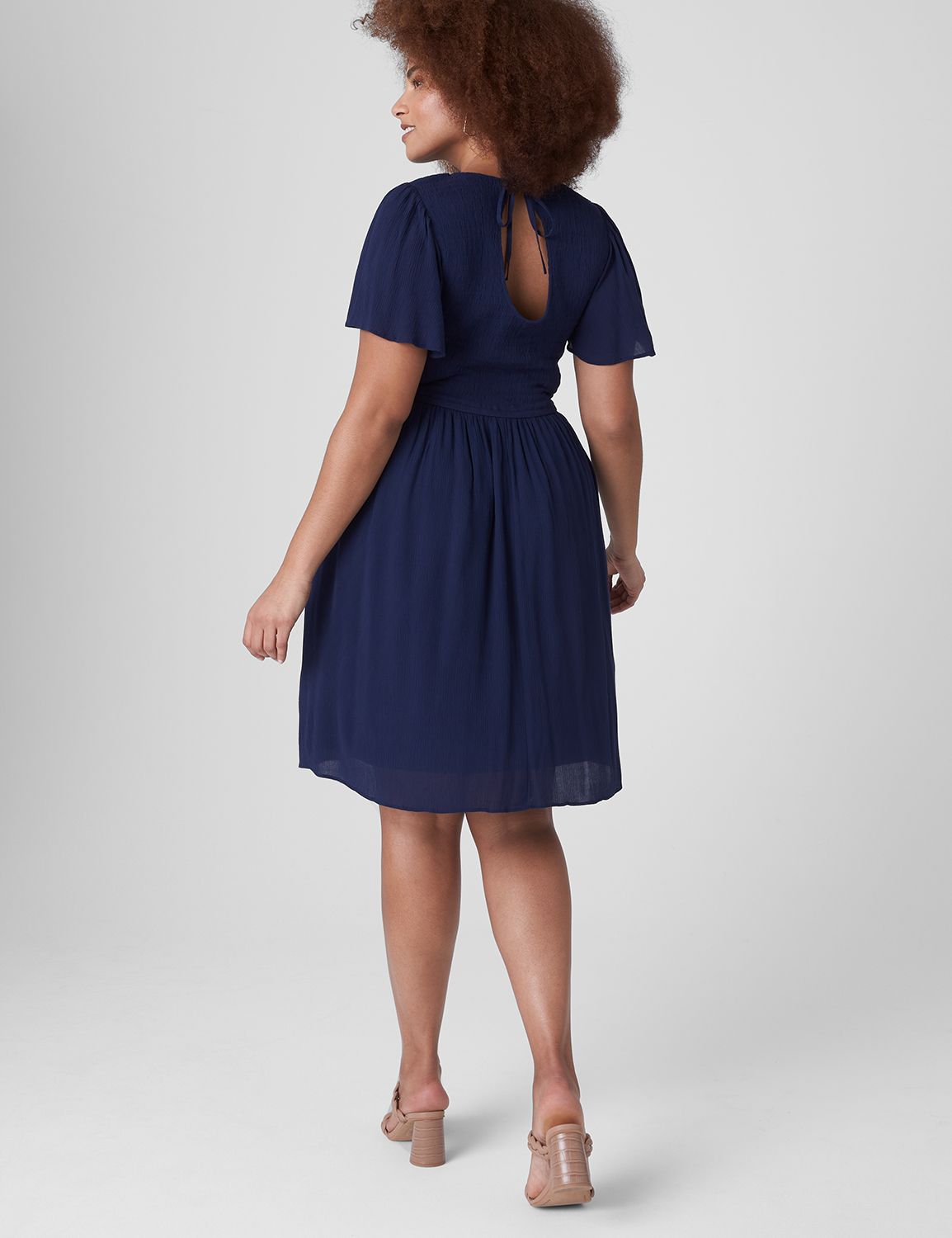 Lane bryant hot sale blue dress