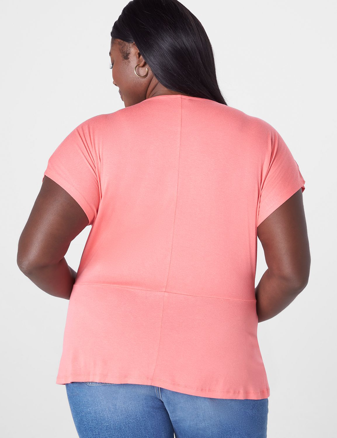 Classic Cap Dolman Sleeve Crew Neck Product Image 2