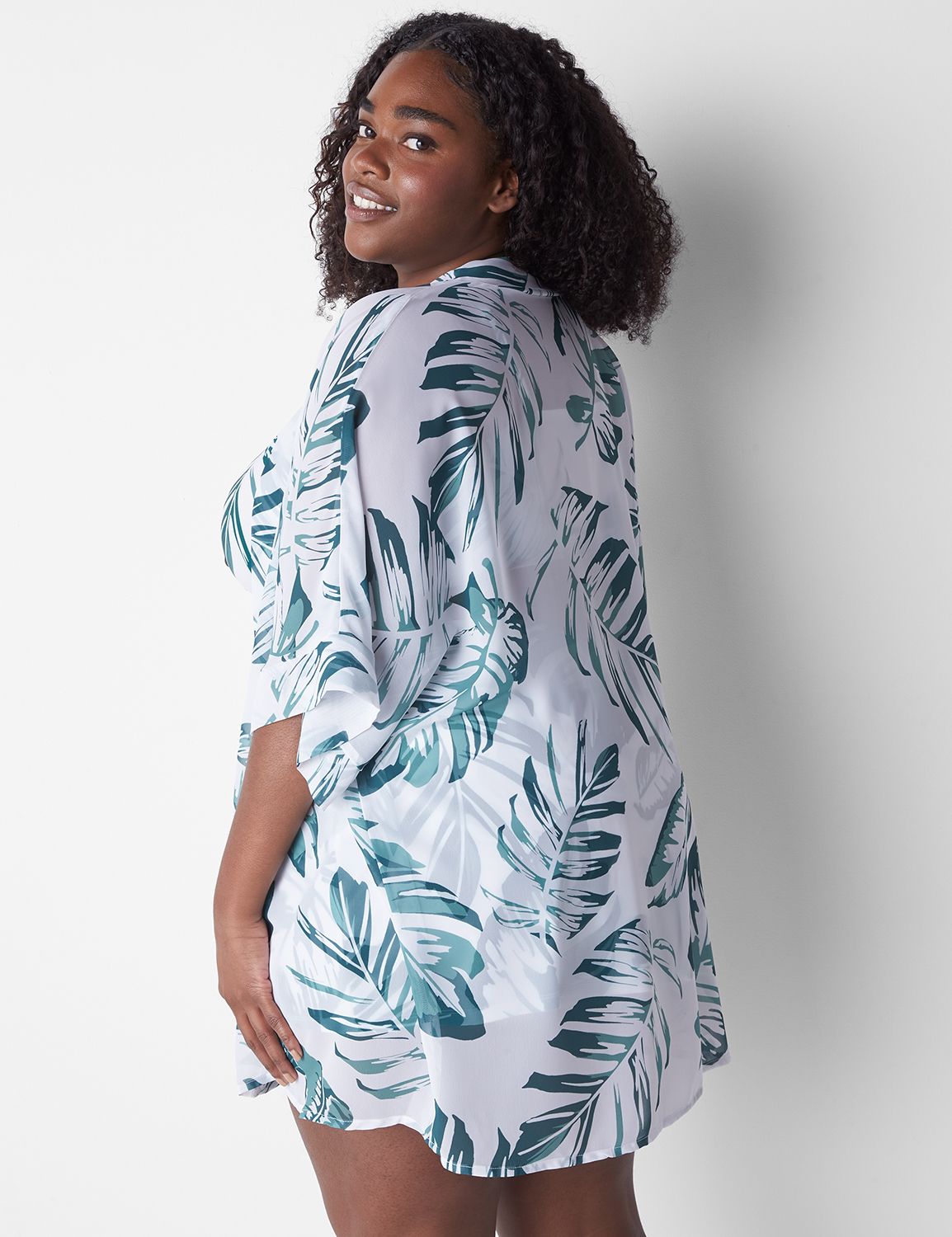 Plus size chiffon store cover up