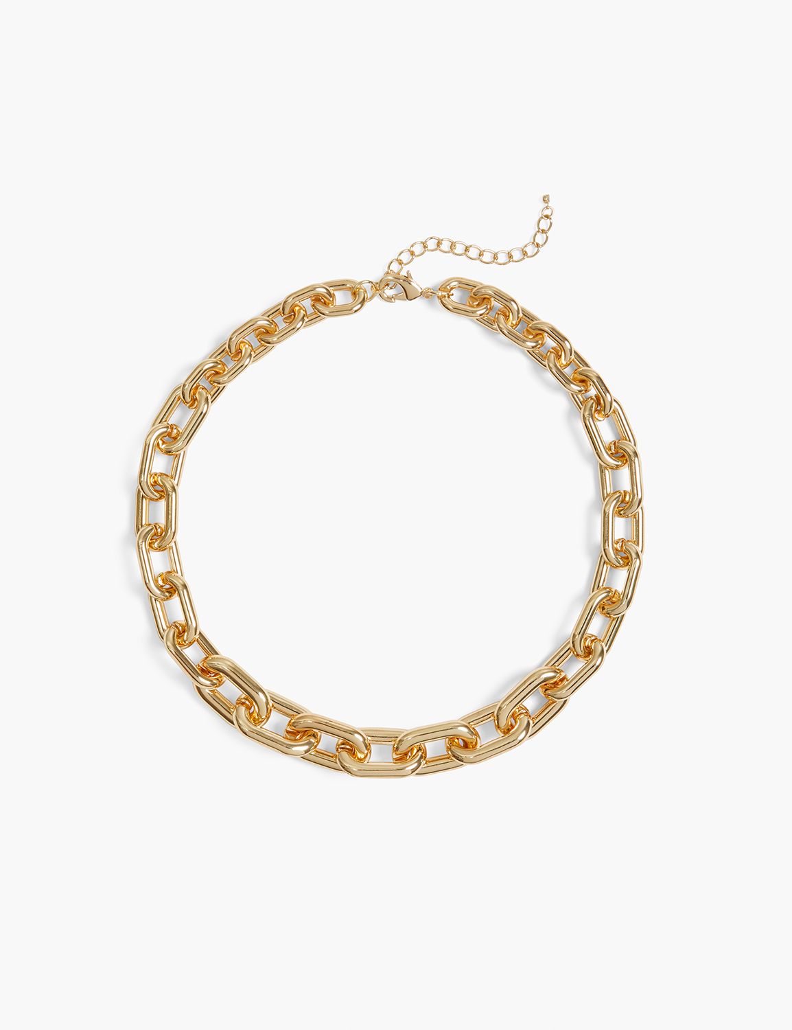 Bold Chain Link Collar Necklace LaneBryant
