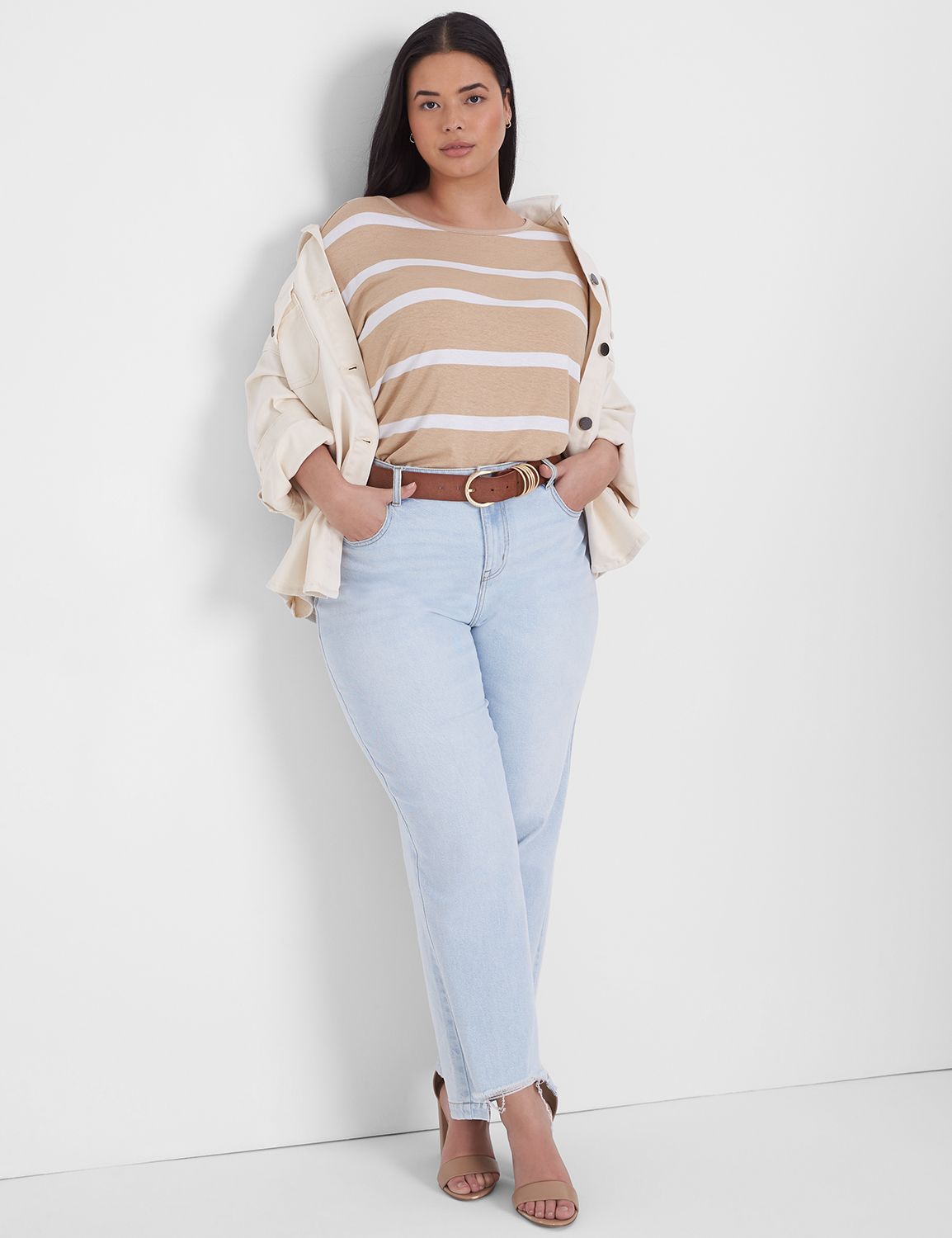 Relaxed Perfect Sleeve Wide Crew Ne Product Image 3