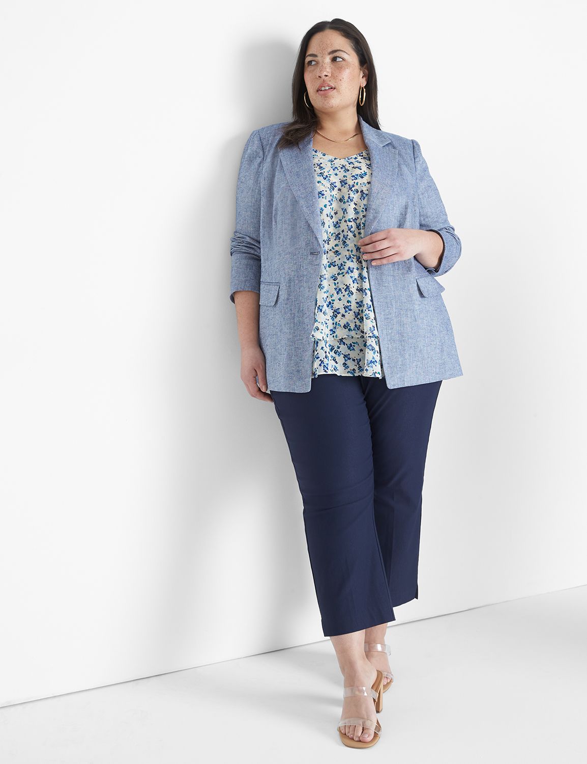 [Matching Back] Long Sleeves Linen Product Image 3