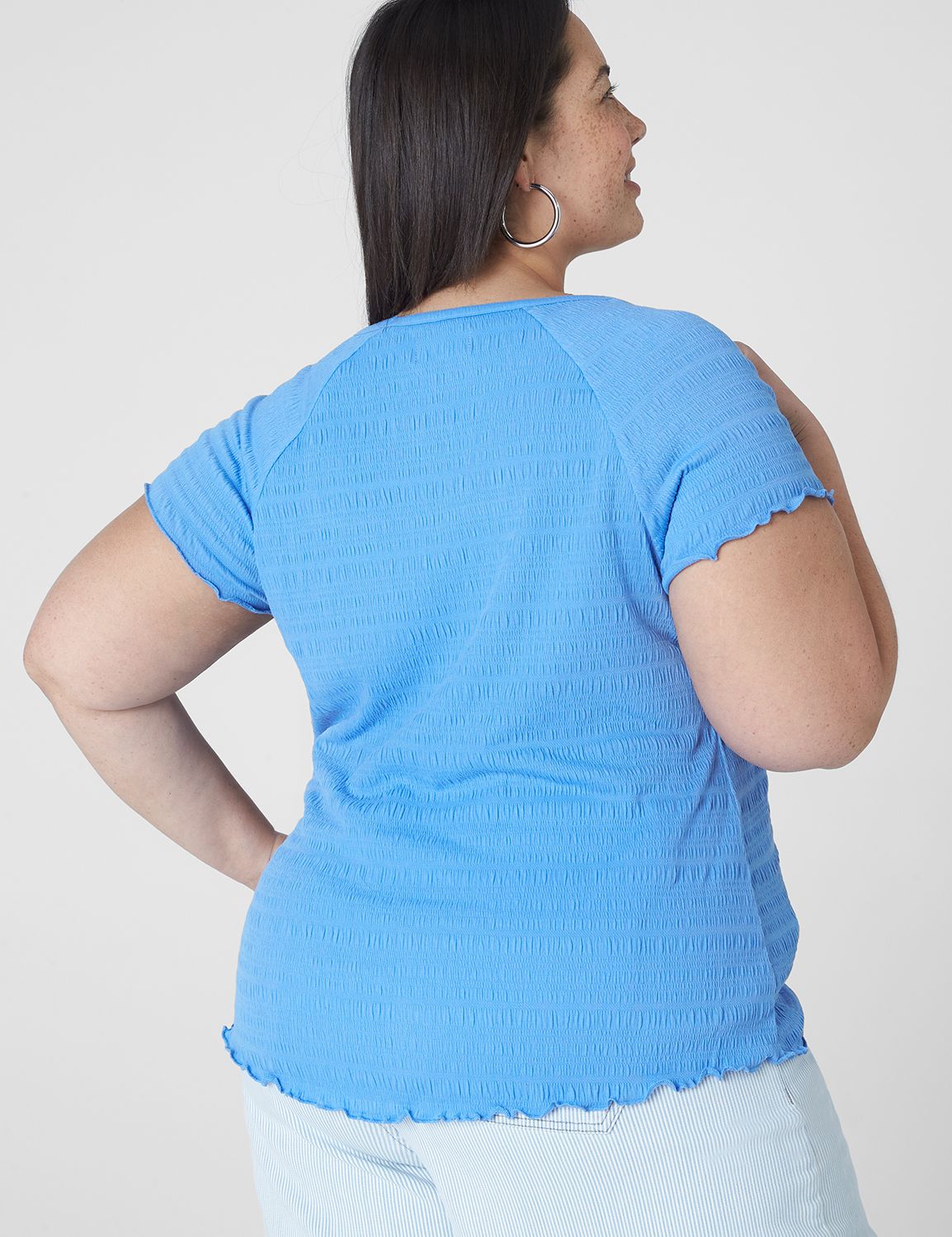 Self Contrast - Vivian Square Neck Tee main image 0
