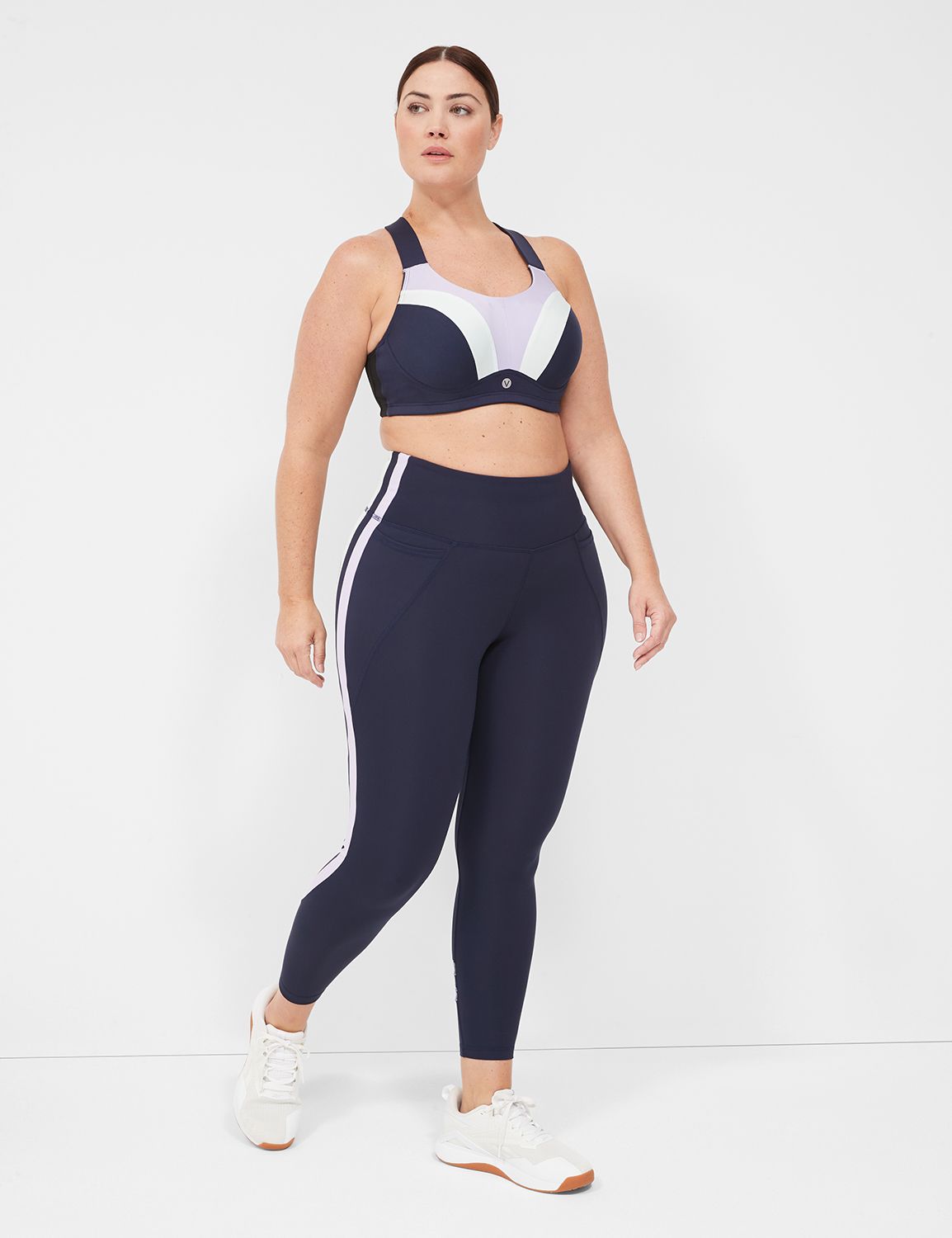 Color block Max Support Sport Bra 1 | LaneBryant