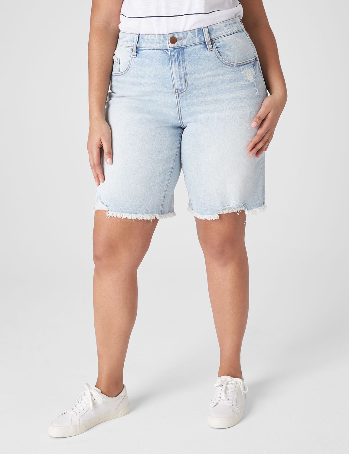 Lane bryant best sale jean shorts