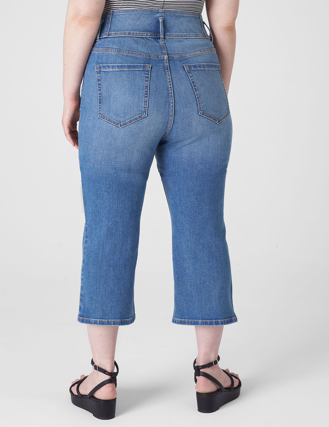 Lane bryant jean on sale capris