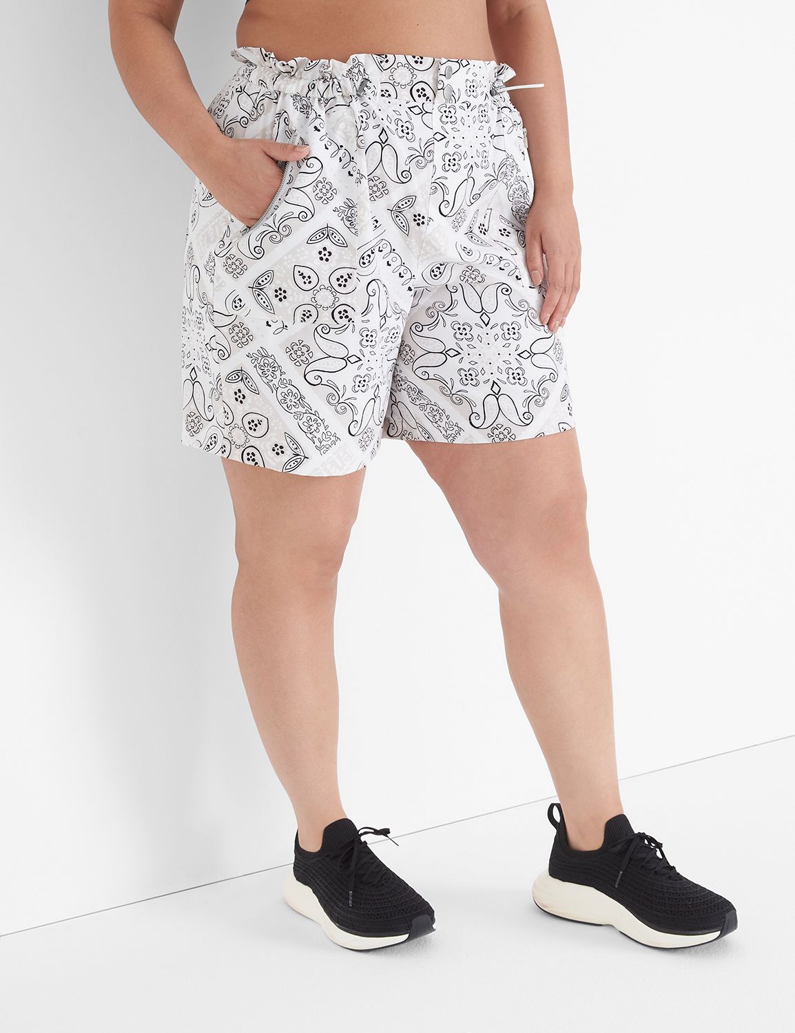 Workout Outfits Lane Bryant Biker Shorts Livitie Shirred Micro