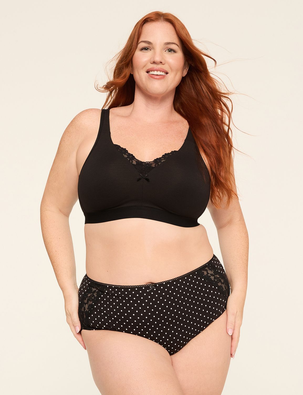 Cotton LL Full Coverage NW Lace Tri Product Image 4